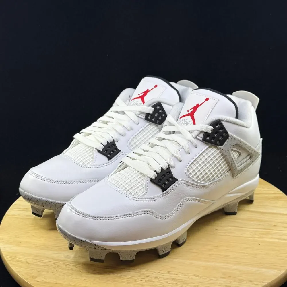 Nike Men's Air Jordan 4 Retro MCS Baseball Cleats - HQ0209 106- New - Size 10